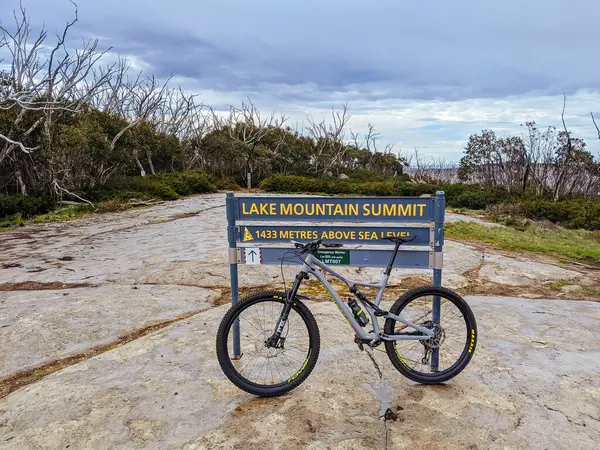 Lake Mountain Bike Park i Australien — Stockfoto