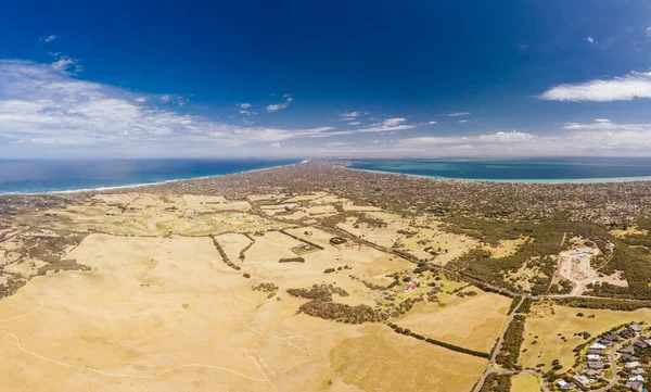 Avustralya Mornington Yarımadası 'nın hava görüntüsü — Stok fotoğraf