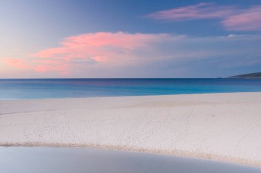 Avustralya 'da Sunset' te Smith Plajı
