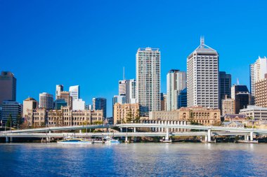 Avustralya 'da Brisbane Skyline