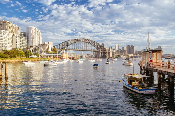 Vista da baía de lavanda Sydney Austrália — Fotografia de Stock