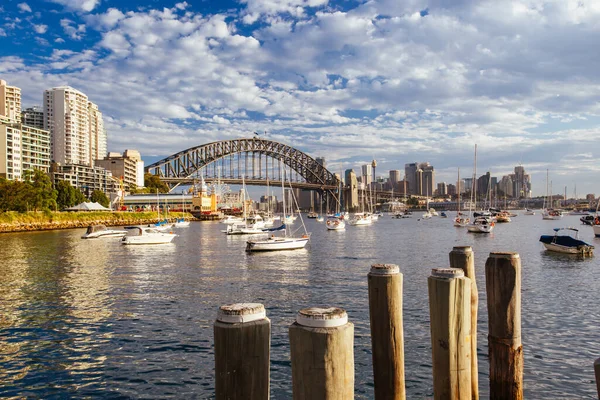 Vista da baía de lavanda Sydney Austrália — Fotografia de Stock