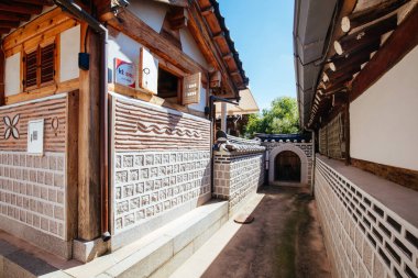 Güney Kore 'deki Bukchon Hanok Köyü