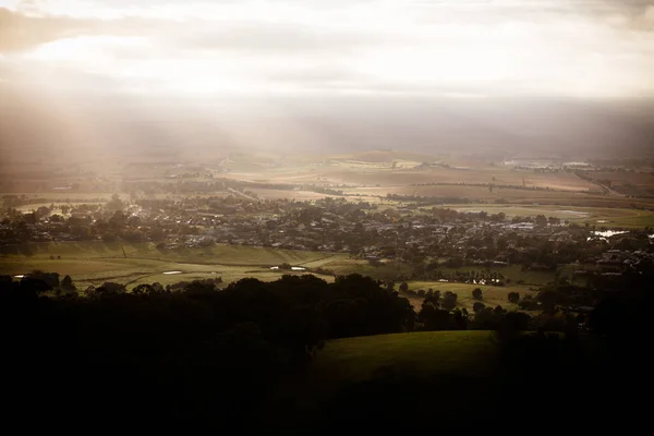 Vista sobre Yarra Glen na Austrália — Fotografia de Stock