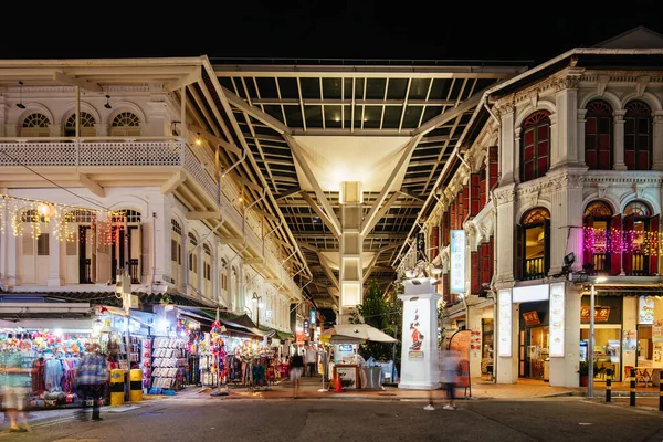 Famosa Arquitetura Chinatown em Singapura — Fotografia de Stock