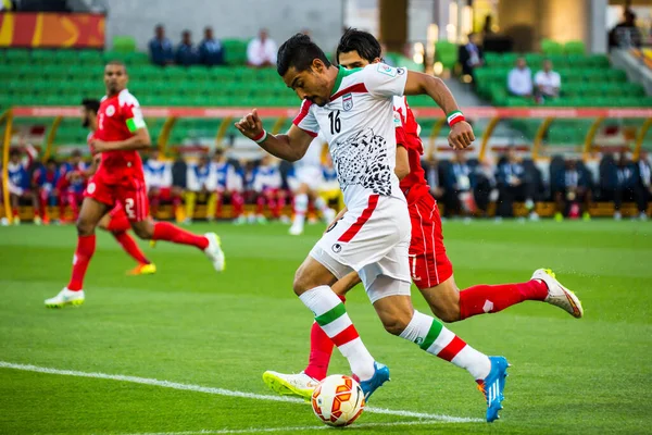 Iran vs Bahrein in de Asian Cup 2015 — Stockfoto