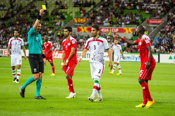 Iran vs Bahrein in de Asian Cup 2015 — Stockfoto