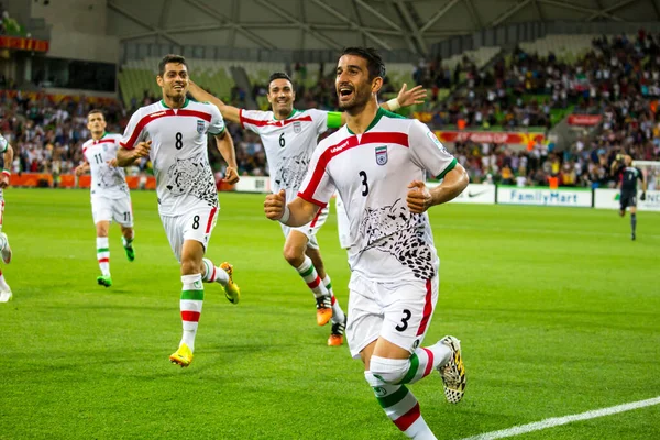 Iran vs Bahrein in de Asian Cup 2015 — Stockfoto