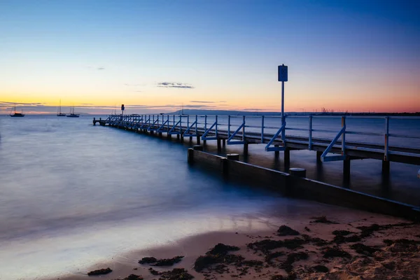 Blairgowrie Avustralya 'da Kameralar Bight Jetty — Stok fotoğraf