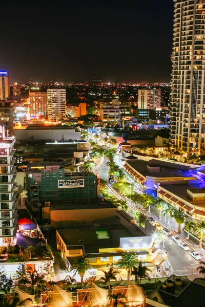 Surfers Paradise at Dusk in Australia — 스톡 사진