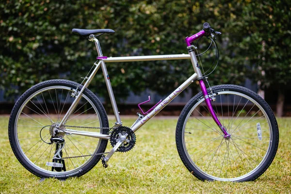 Closeup Vintage Mountain Bike na Austrália — Fotografia de Stock