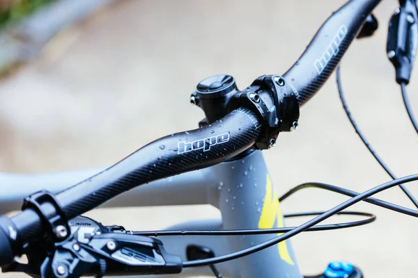 Mountain Bike Handlebar na Austrália — Fotografia de Stock