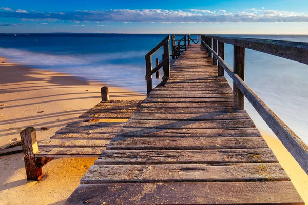 Point King Beach al amanecer en Sorrento Australia — Foto de Stock