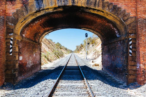 Victorian Railway Line in Australia — Stock Photo, Image