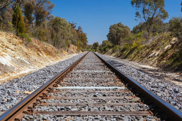 Ligne de chemin de fer victorienne en Australie — Photo