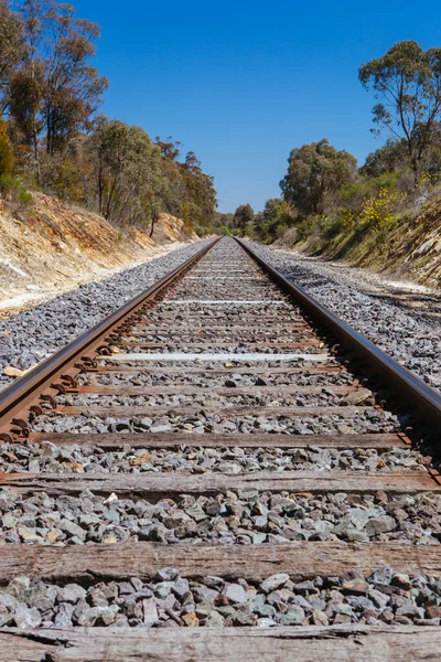 Ligne de chemin de fer victorienne en Australie — Photo