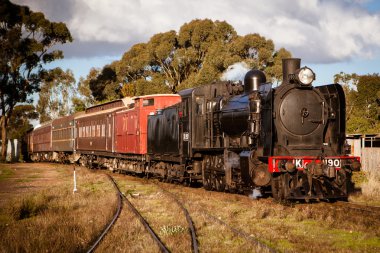 Maldon miras buharlı tren
