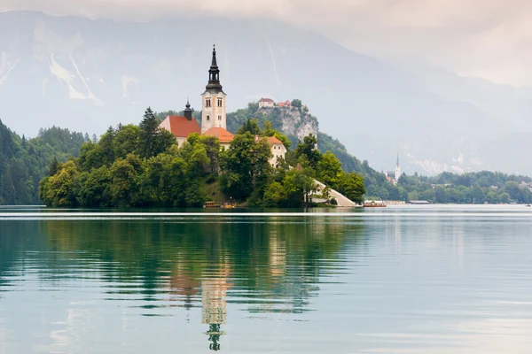 Lake Bled Idyllic Scene — Stock Photo, Image