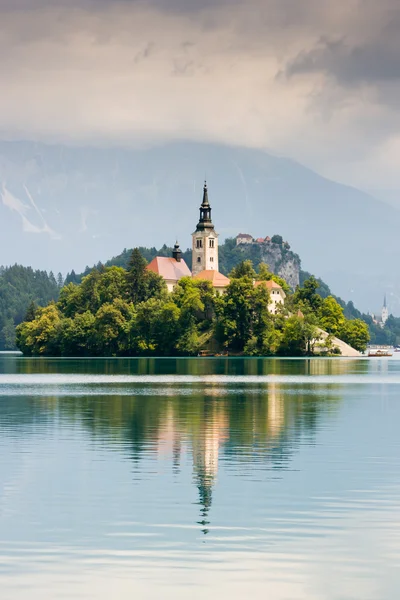 Lake Bled Idyllic Scene — Stock Photo, Image