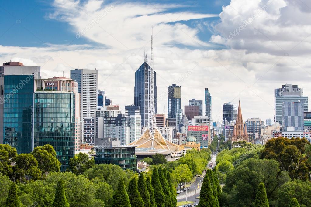 View of Melbourne CBD