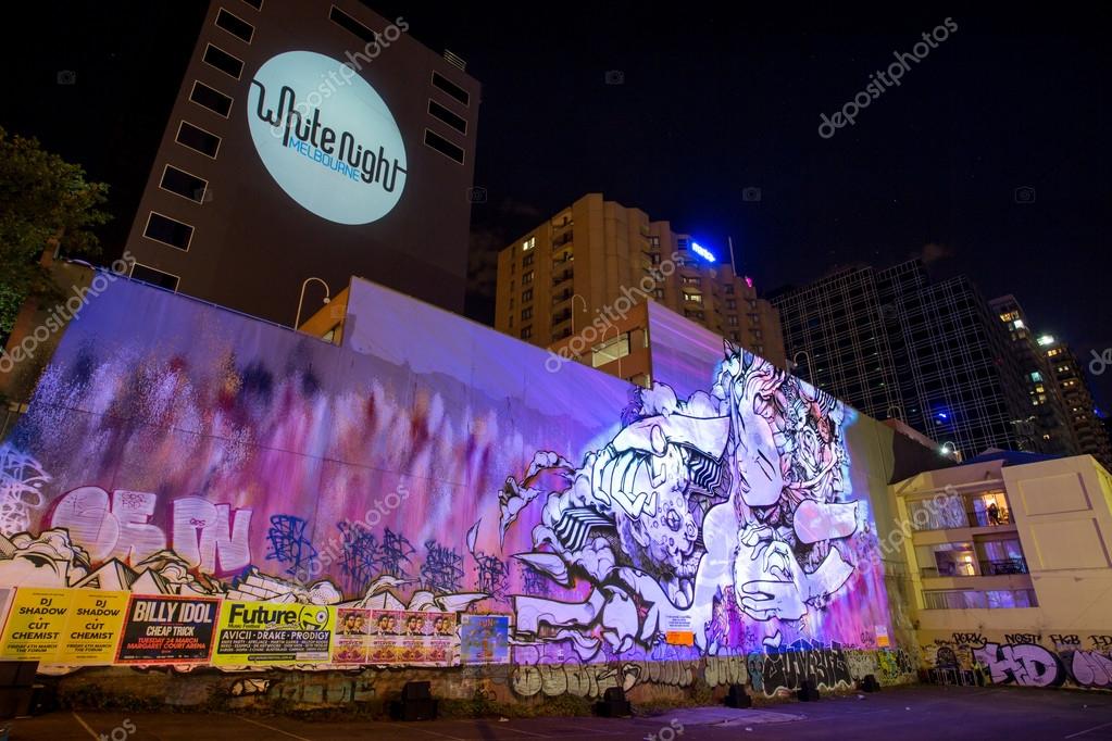 White Night Melbourne 2015 Stock Editorial Photo C Filedimage