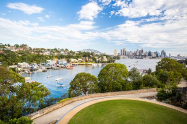 Waverton Yarımadası rezerv Sydney manzarası