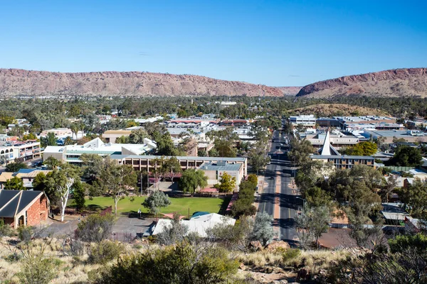 Widok na Alice Springs — Zdjęcie stockowe