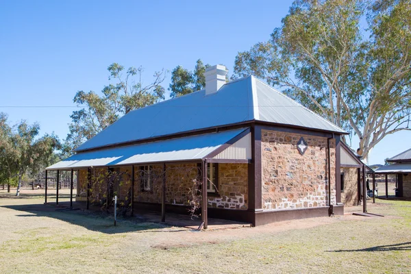 Alice Springs Telegraph Station Rezerwat historyczny Zdjęcie Stockowe