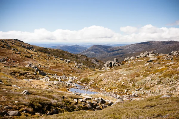 Kosciuszko wandelen valleizicht — Stockfoto