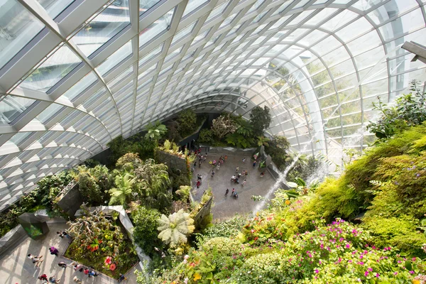 Gardens by the Bay Cloud Forest Dome in Singapore — Stock Photo, Image