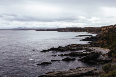 A beautiful spring afternoon along Burrewarra Point trail in Guerilla Bay in New South Wales, Australia