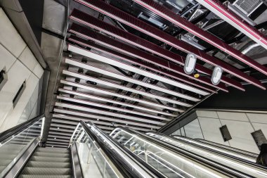 MELBOURNE, AUSTRALYA - 18 Ekim 2025: Metro Tüneli projesi kapsamında Devlet Kütüphane İstasyonu halka açıldı. Melbourne CBD, Victoria, Avustralya 'da yer alan ve 18 Ekim 2025' te çekilmiştir..