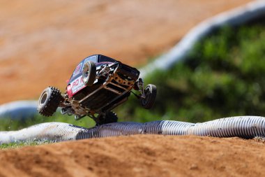 MELBOURNE, AUSTRALYA - Kasım 12025: Knox Off Road Track 'te düzenlenen 2025 Vintage Bash RC etkinliği