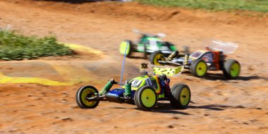 MELBOURNE, AUSTRALYA - Kasım 12025: Knox Off Road Track 'te düzenlenen 2025 Vintage Bash RC etkinliği