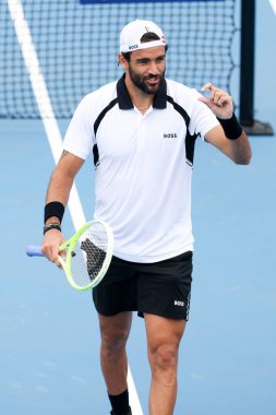 MELBOURNE, AUSTRALIA - 13 JANUARY 2026: ABD 'li Matteo Berrettini 13 Ocak 2026 tarihinde Avustralya' nın Melbourne kentinde oynanan Kooyong Classic 1..