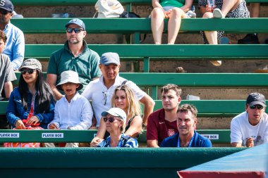 MELBOURNE, AUSTRALYA - 15 Ocak 2026: Avustralya 'nın Melbourne kentinde 15 Ocak 2026 tarihinde Kooyong Classic' in 3. gününde hayran atmosferi.