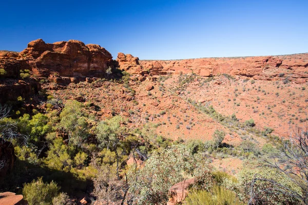 Kings Canyon Valley Kilátás — Stock Fotó