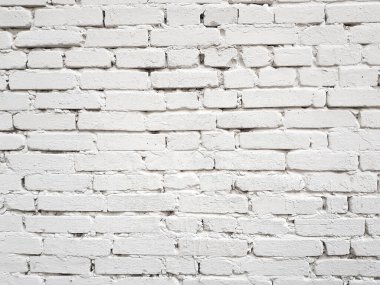 Beyaz tuğla duvar dokusu arkaplanı