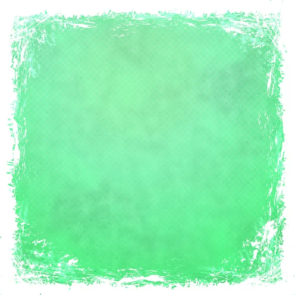 Grüner Grunge-Hintergrund. abstrakte Vintage Textur mit Rahmen und — Stockfoto