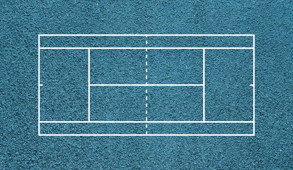 Tenis Kortu. Üstten Görünüm alanı. tahta arka plan.
