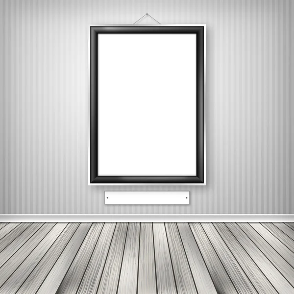 空白の空の白いフレーム — ストック写真