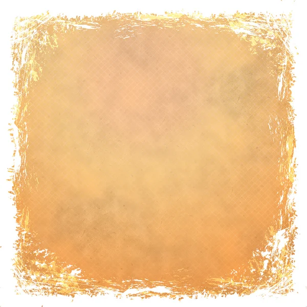 Orange Grunge Hintergrund. abstrakte Vintage Textur mit Rahmen und — Stockfoto