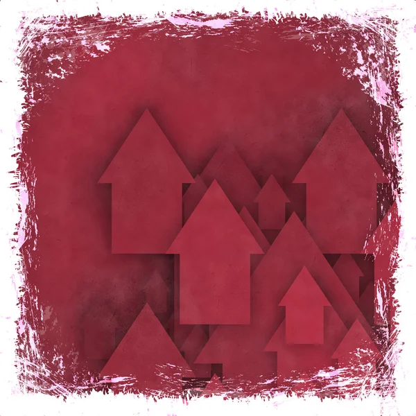 Красный гранж фон. Абстрактная винтажная текстура с рамкой и b — стоковое фото