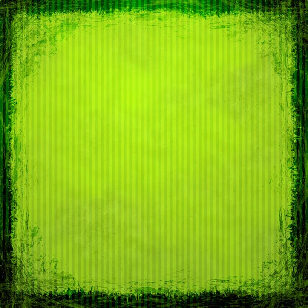 Green grunge background. Abstract vintage texture with frame and — Stock Photo, Image