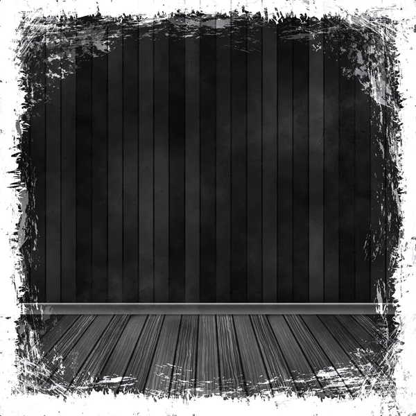 Black, dark, gray grunge background. Old abstract vintage textur — Stock Photo, Image