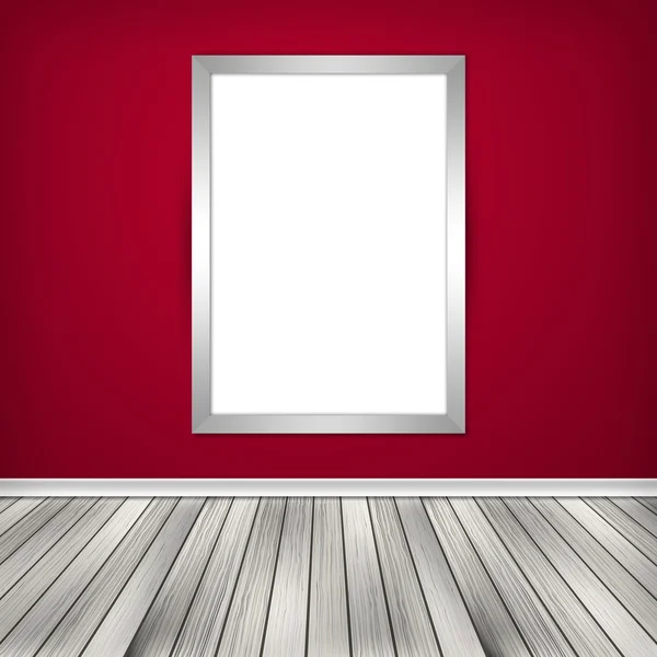 Blank empty white frame — Stock Photo, Image