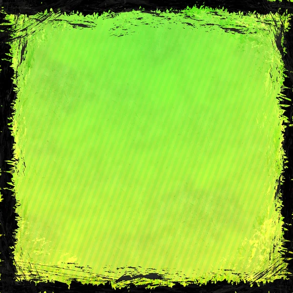 Grüner Grunge-Hintergrund. abstrakte Vintage Textur mit Rahmen und — Stockfoto