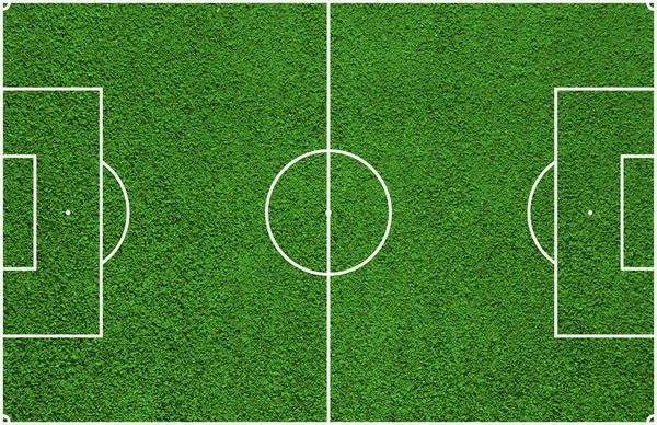 Top view of soccer field or football field — Stock Photo, Image