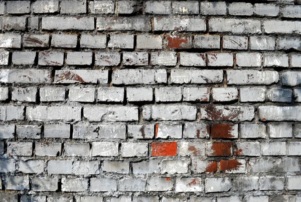 Whie brick wall texture background. Square format. — Stock Photo, Image