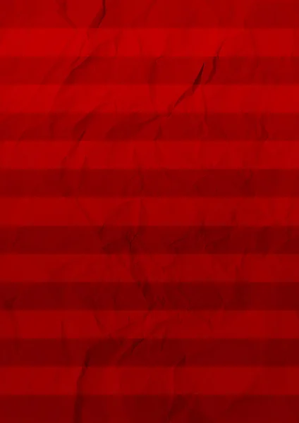 Red folded striped paper background. — Stock Photo, Image